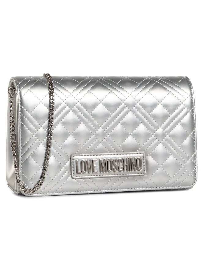 LOVE MOSCHINO Дамска чанта LOVE MOSCHINO JC4261PP0BKA0902 Сребрист