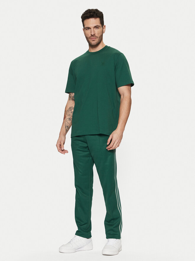 adidas adidas Marškinėliai Trefoil Series JD0680 Žalia Regular Fit