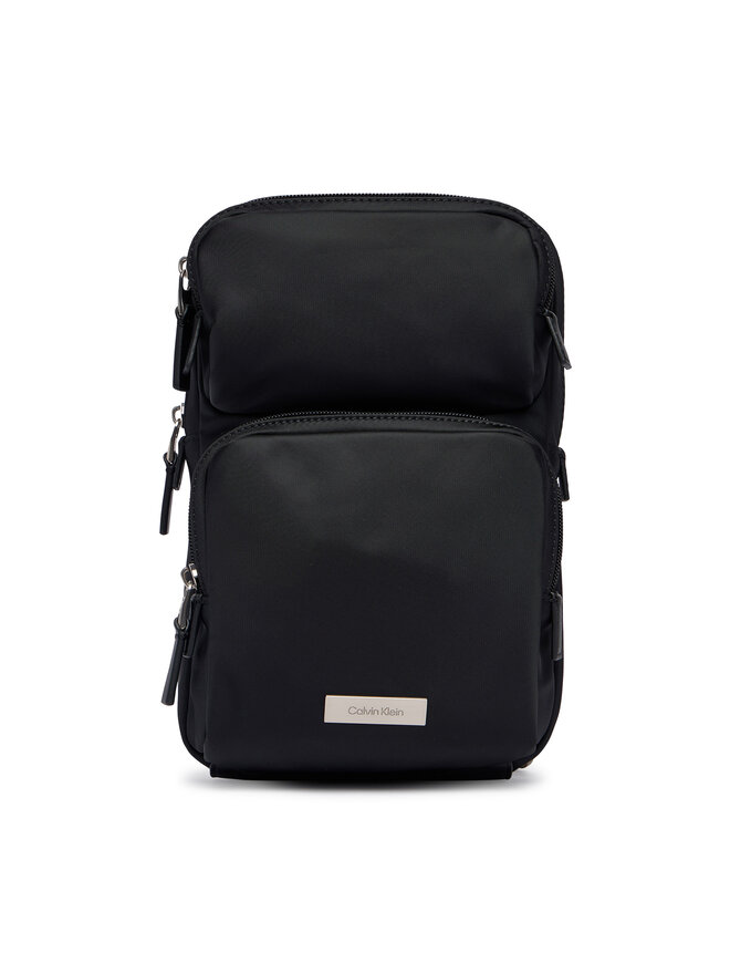 Calvin Klein Umhängetasche Calvin Klein Clean Square LV04D3377G Schwarz