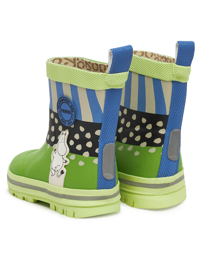 Reima Gummistiefel Reima Magisk Moomin 5400001B Grün