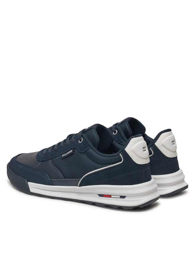 Tommy Hilfiger Снікерcи Tommy Hilfiger Retro Runner Mix Rwb FM0FM05371 Cиній
