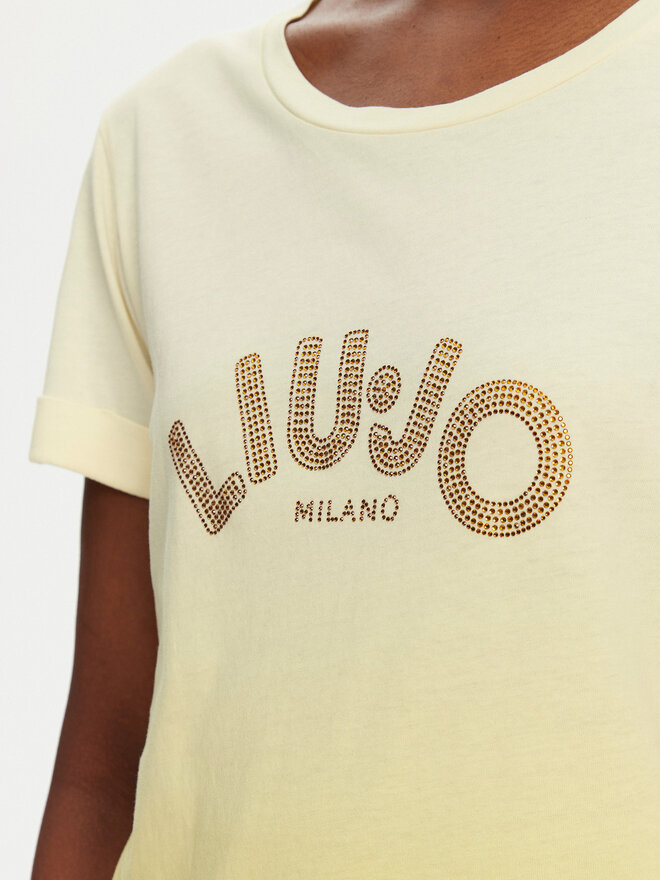 Liu Jo Liu Jo Camiseta TA5267 JS923 M9114 Amarillo Regular Fit
