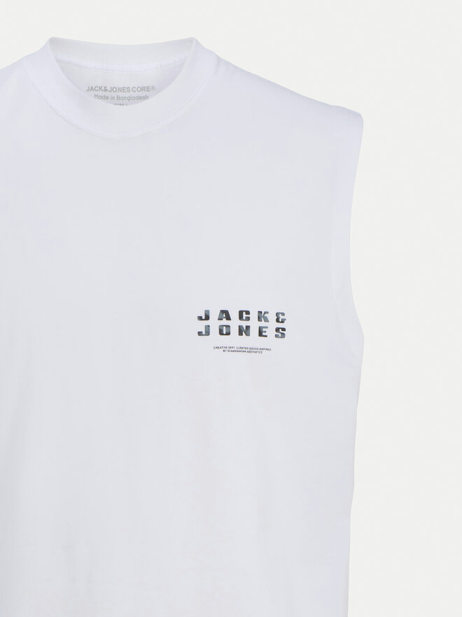 Jack&Jones Jack&Jones Tank-Top Charge 12274740 Weiß Relaxed Fit