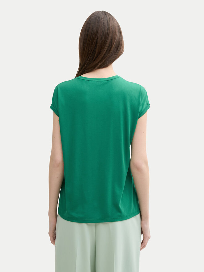 Tom Tailor Denim Tom Tailor Denim Camiseta 1030942 Verde Regular Fit