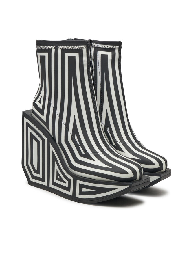 United Nude Ботильйони United Nude Wa Bootie Hi 1087951082 Сірий