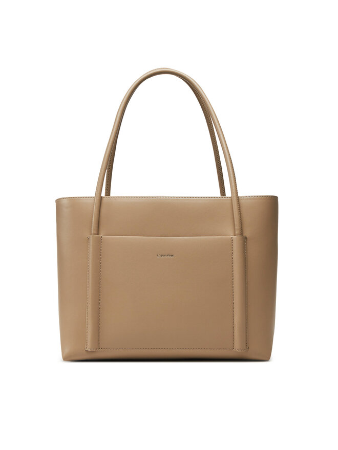 Calvin Klein Borsetta Calvin Klein Ck Linn Medium Shopper K60K613110 Beige