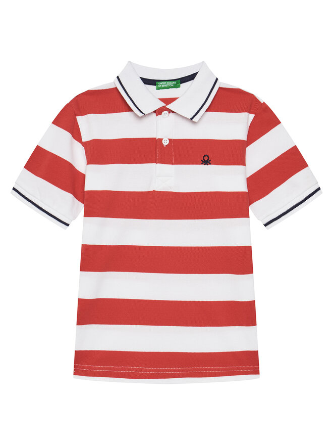 United Colors Of Benetton United Colors Of Benetton Pólóing 39QAC301T Piros Regular Fit