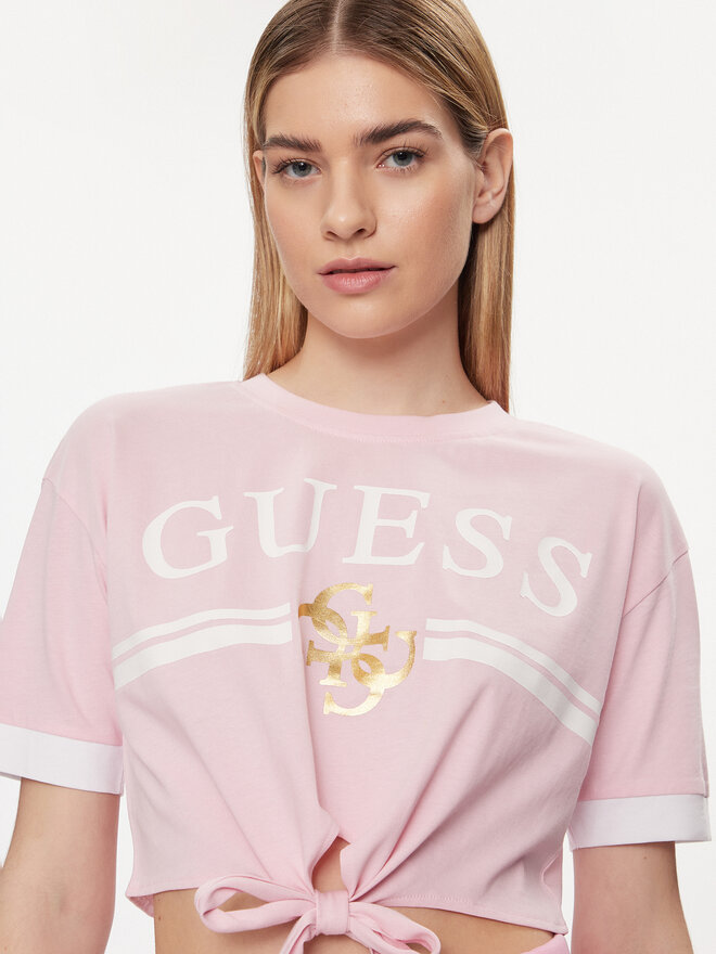 Guess Guess Футболка V4GI00 I3Z14 Рожевий Boxy Fit