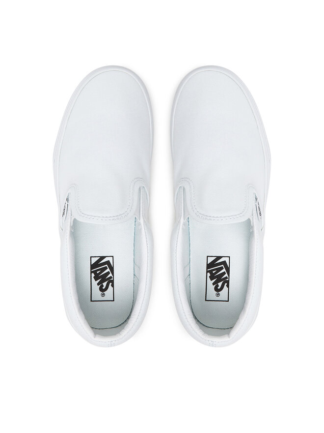Vans Sneakers aus Stoff Vans Classic Slip On VN000D35W001 Weiß