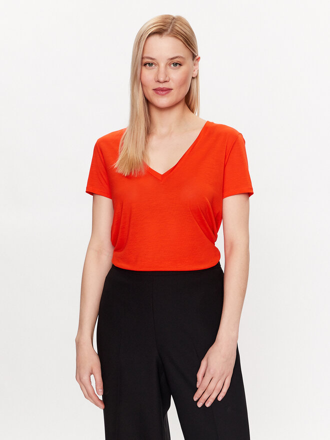 United Colors Of Benetton United Colors Of Benetton Marškinėliai 3NLHE4249 Raudona Regular Fit