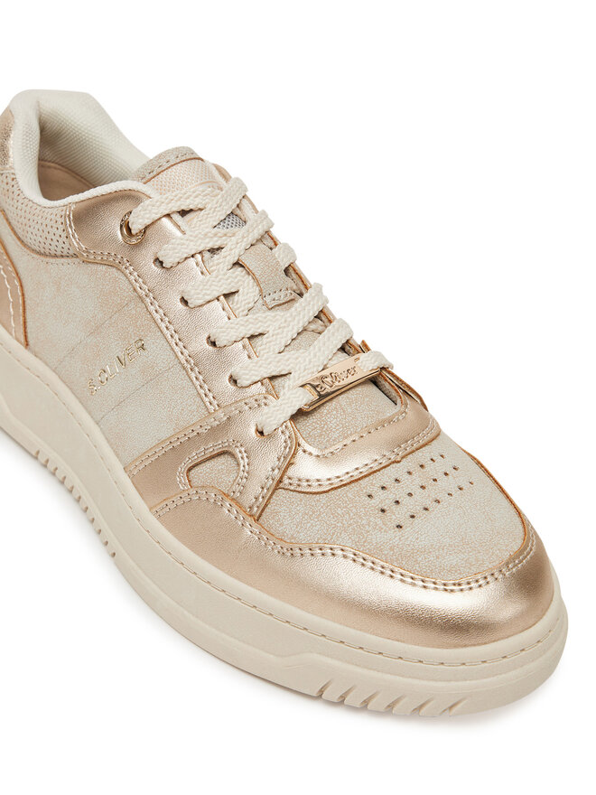s.Oliver Sneakersy s.Oliver 5-23620-44 Złoty