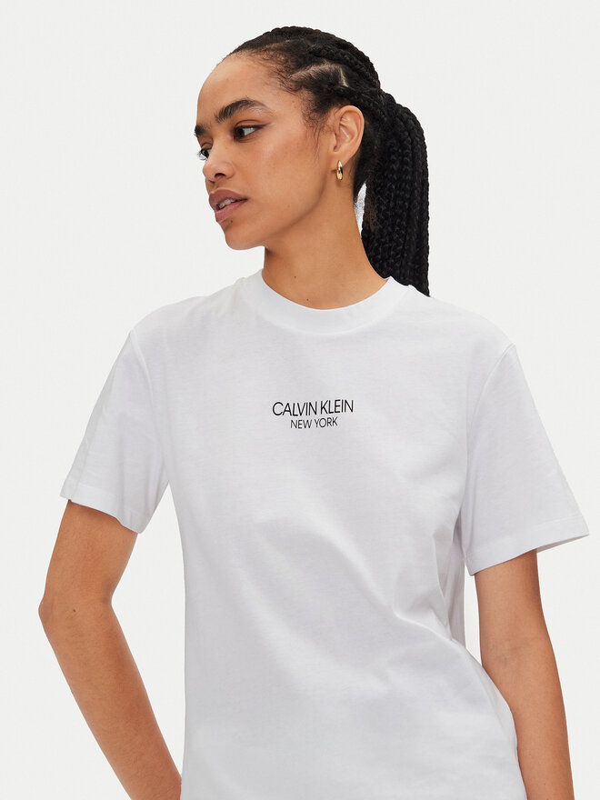 Calvin Klein Calvin Klein Camiseta New York K20K208064 Blanco Regular Fit