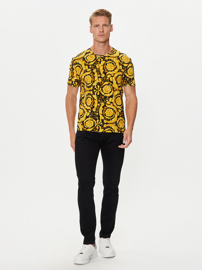 Versace Versace Camiseta 1000959 1A11188 Amarillo Regular Fit