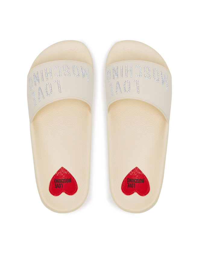 LOVE MOSCHINO Шльопанці LOVE MOSCHINO JA28122G0MI13110 Écru