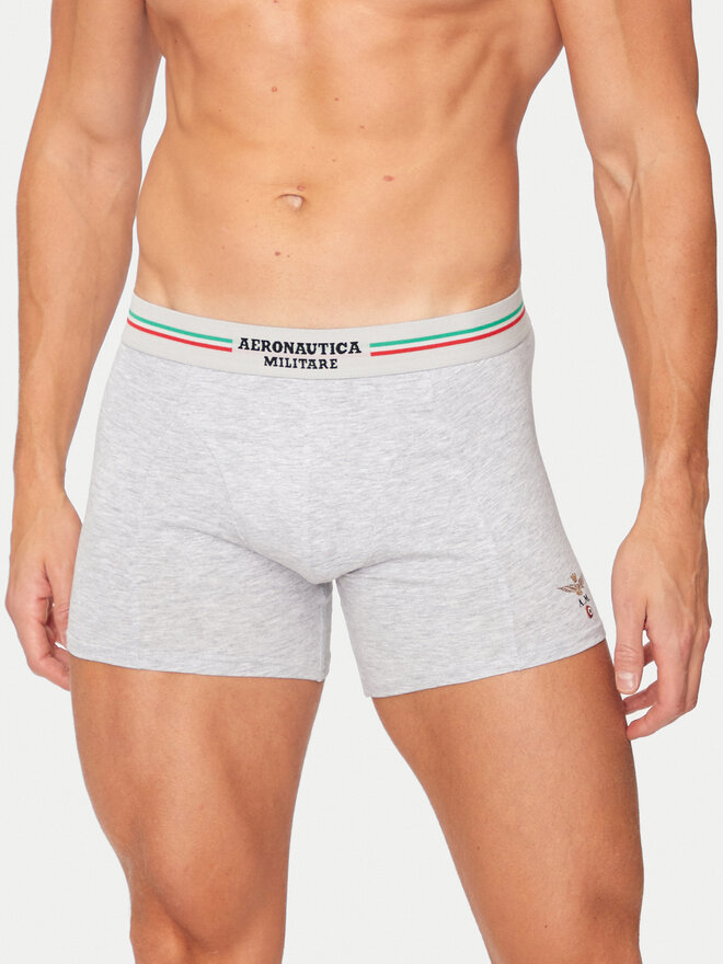 Aeronautica Militare Aeronautica Militare Набір з 2 пар боксерів AM1UBX002 Сірий