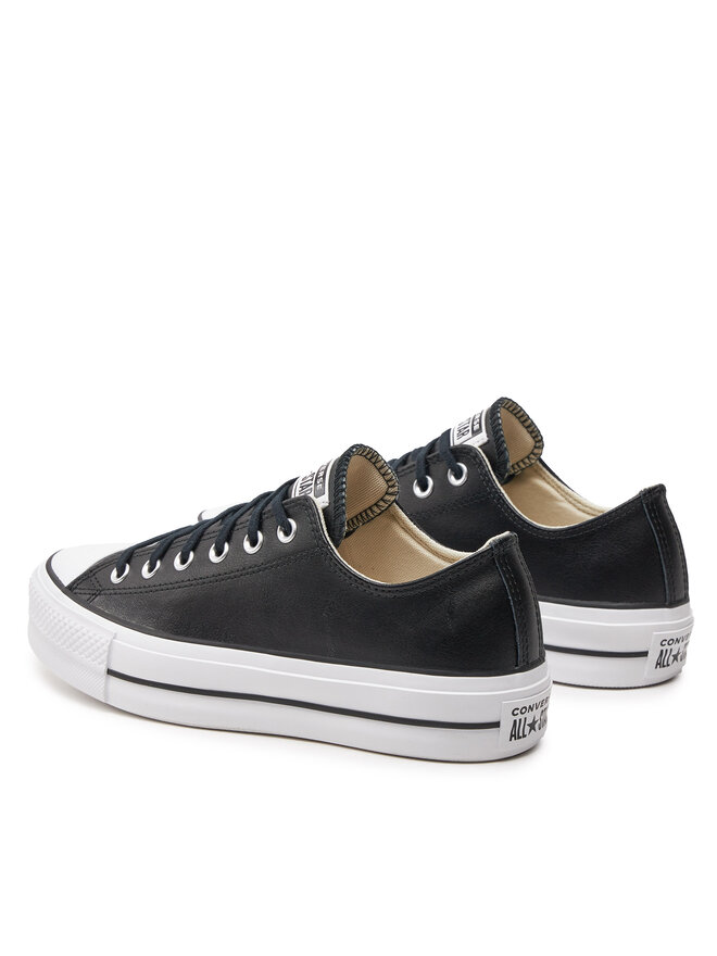 Sneakers aus Stoff Converse Ctas Lift Clean Ox 561681C Schwarz eschuhe.at