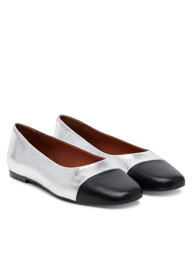 Vagabond Shoemakers Baleriny Vagabond Shoemakers Jolin 5508-619-72 Srebrny