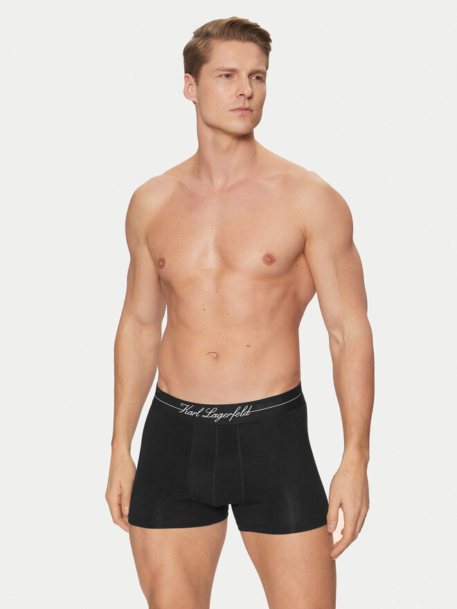 KARL LAGERFELD KARL LAGERFELD 3 darab boxer A1M47089 Fekete