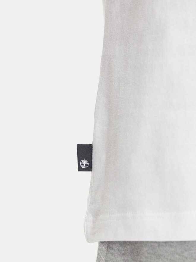 Timberland Timberland Camiseta TB0A5WQQ Blanco Regular Fit