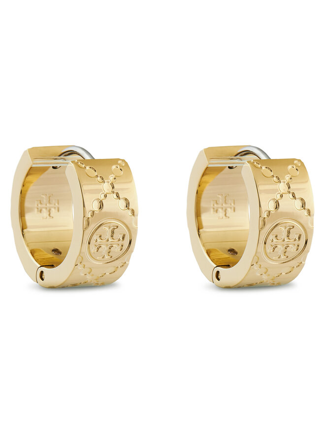 Tory Burch Ohrringe Tory Burch T Monogram Small Hoop Earring 159310 Goldfarben