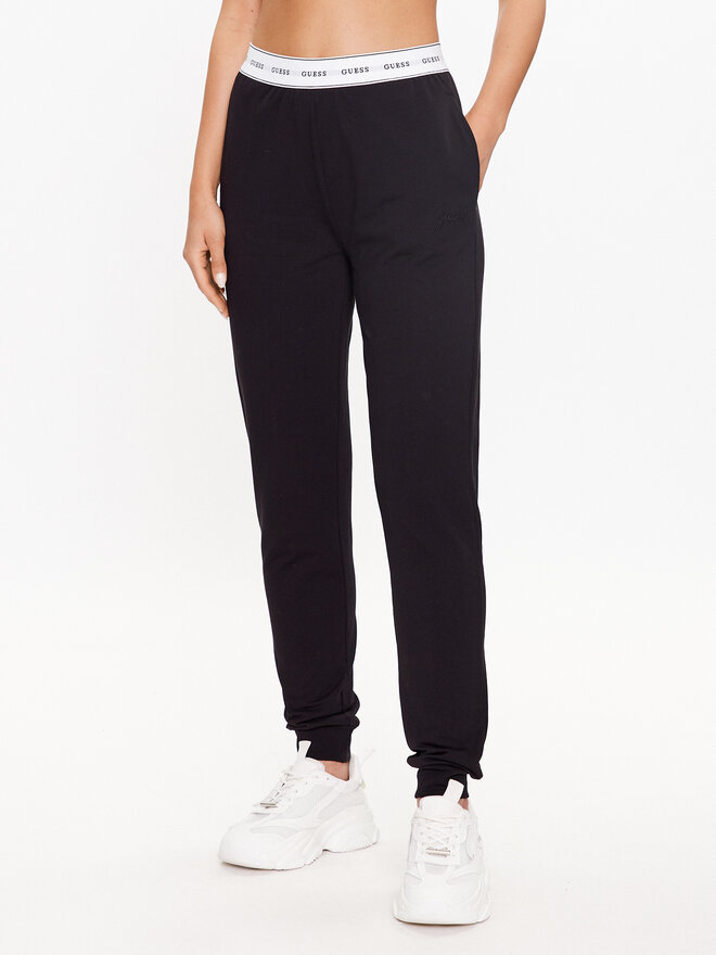 Guess Guess Παντελόνι πιτζάμας O3YB00 KBS91 Μαύρο Regular Fit
