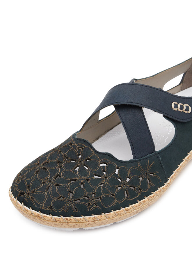 Rieker Halbschuhe Rieker 44856-14 Dunkelblau
