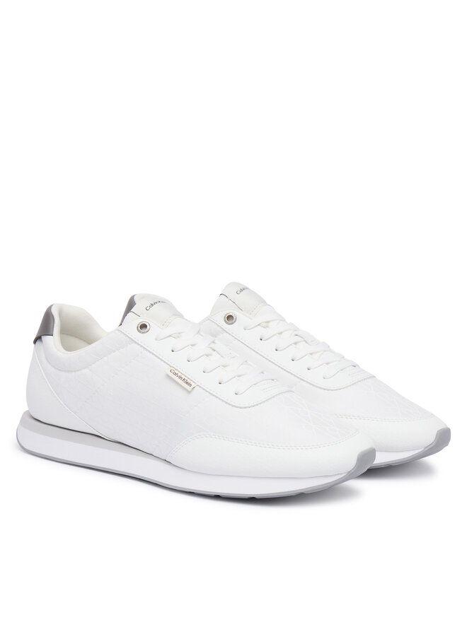 Calvin Klein Sneakers Calvin Klein Retro Runner T Lth Aop Ny HM0HM02213 Weiß