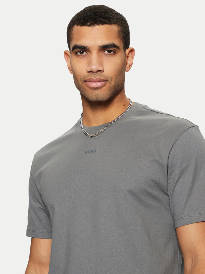 HUGO HUGO Camiseta Dapolino 50488330 Gris Relaxed Fit