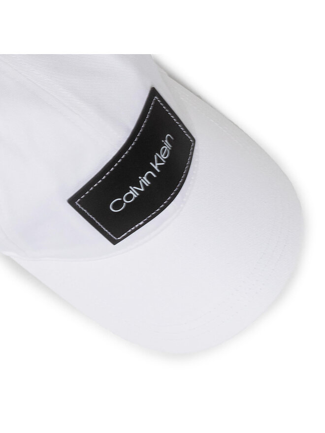 Calvin Klein Šiltovka Calvin Klein Leather Patch Bb Cap K50K505490 Biela