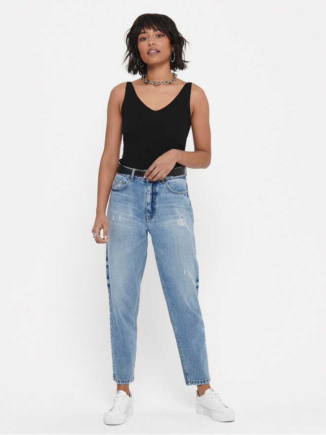 JDY JDY Top Nanna 15180497 Schwarz Slim Fit