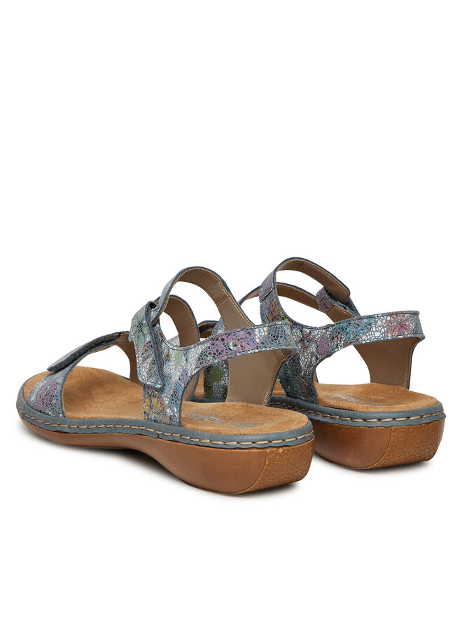 Rieker Sandali Rieker 659C7-90 Siva