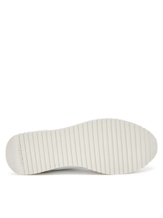 Calvin Klein Jeans Sportcipők Calvin Klein Jeans Runner Laceup Mg Nylon Mix YW0YW01828 Fehér