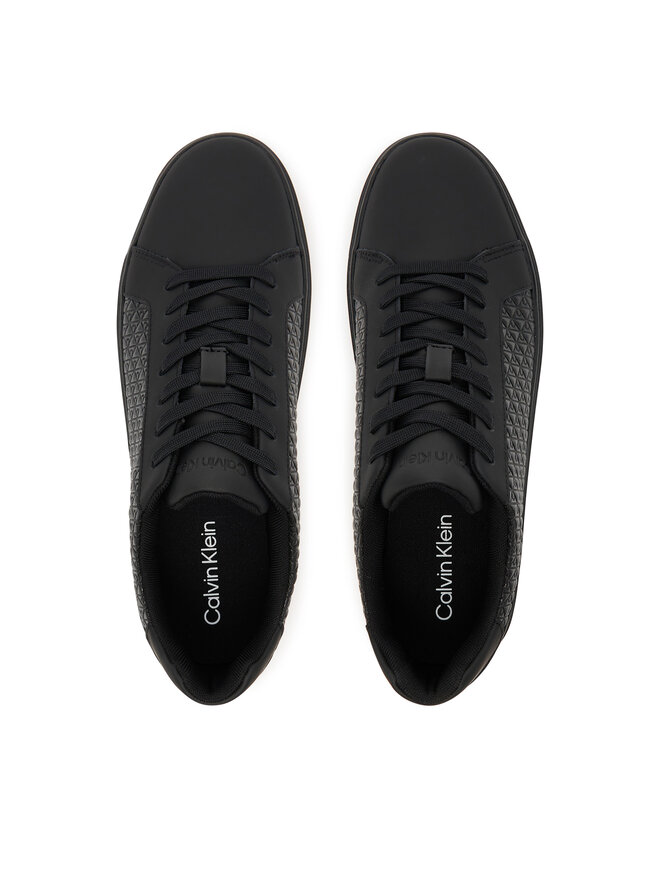 Calvin Klein Αθλητικά Calvin Klein Classic Cupsole Laceup Aop YM0YM01431 Μαύρο