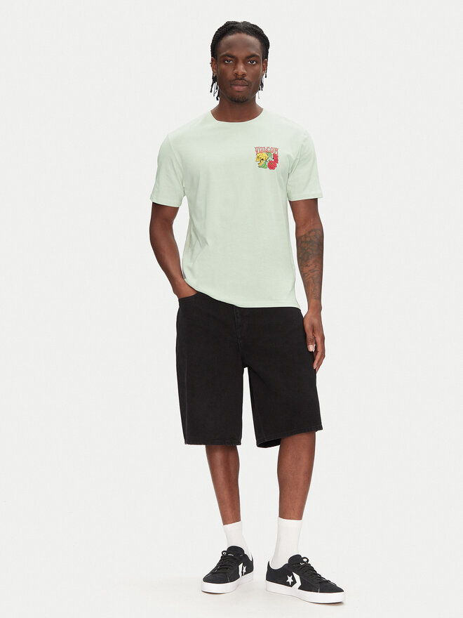 Volcom Volcom Majica Tooflow A3512551 Zelena Classic Fit
