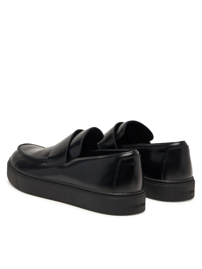 Calvin Klein Slipper Calvin Klein Hybrid Clean Cup Loafer Band Lth HM0HM02250 Schwarz