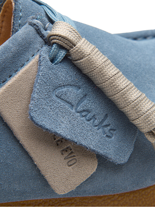 Clarks Туфлі Clarks WallabeeEVOSh 26181476 Голубий