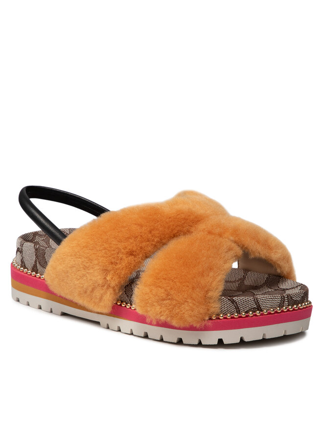 Sandalen Coach Tally Shearlg Sandal C5885 Braun | eschuhe.de