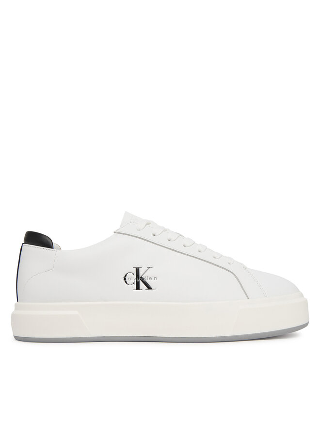 Calvin Klein Zapatillas Calvin Klein Basket Cupsole Laceup Lth Ml YM0YM01460 Blanco