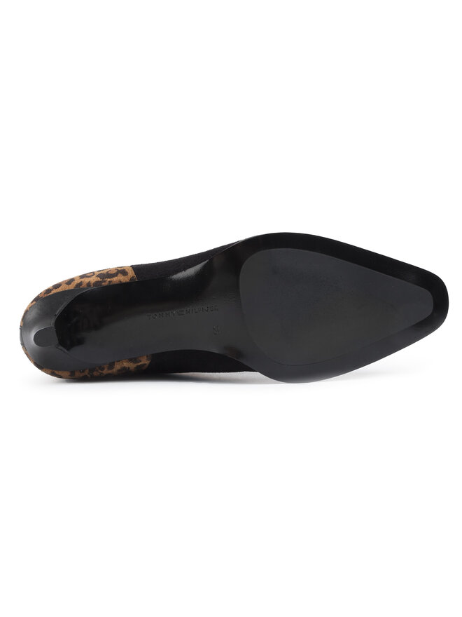 Tommy Hilfiger Stiefeletten Tommy Hilfiger Leo Print Bootie FW0FW04501 Schwarz