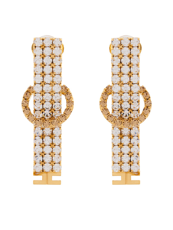 Elisabetta Franchi Klipsz fülbevalók Elisabetta Franchi OR-11M-52E2-V240 Arany