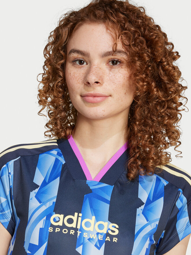 adidas adidas Camiseta Tiro Cut 3-Stripes IX3728 Azul Slim Fit