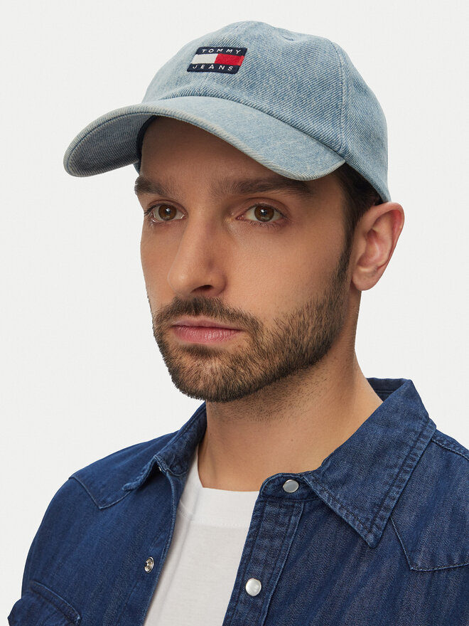Tommy Jeans Cap Tommy Jeans Tjm Heritage Denim Cap AM0AM14204 Blau