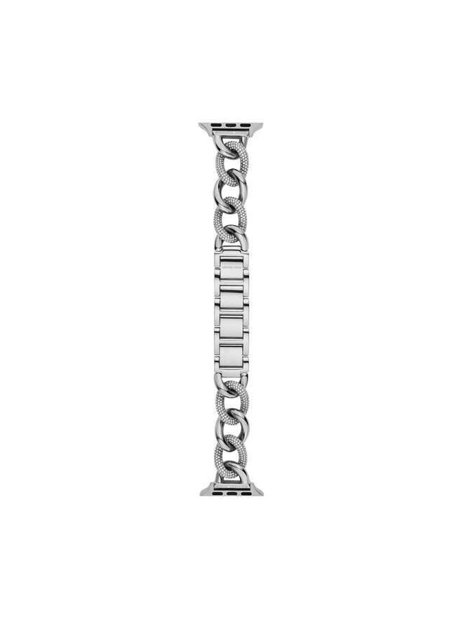 Michael Kors Wymienny pasek do zegarka Apple Watch Michael Kors MKS8058E Srebrny