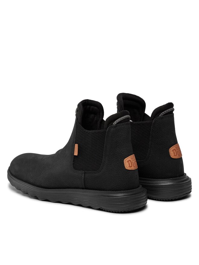 Hey Dude Боти тип челси Hey Dude Branson Boot M Craft Leather 40187-001 Черен
