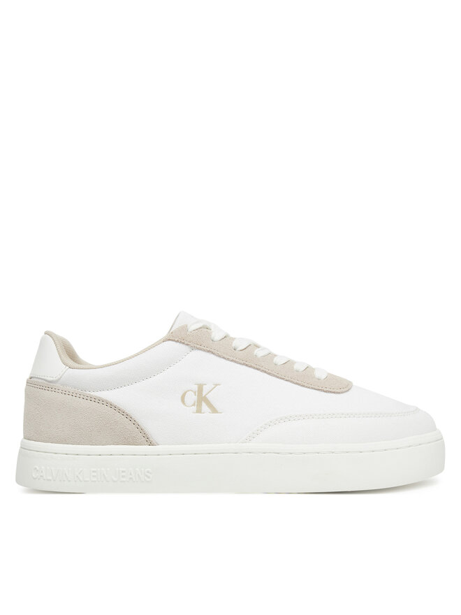 Calvin Klein Jeans Sneakers Calvin Klein Jeans Classic Cupsole Mg Canvas YM0YM01218 Alb