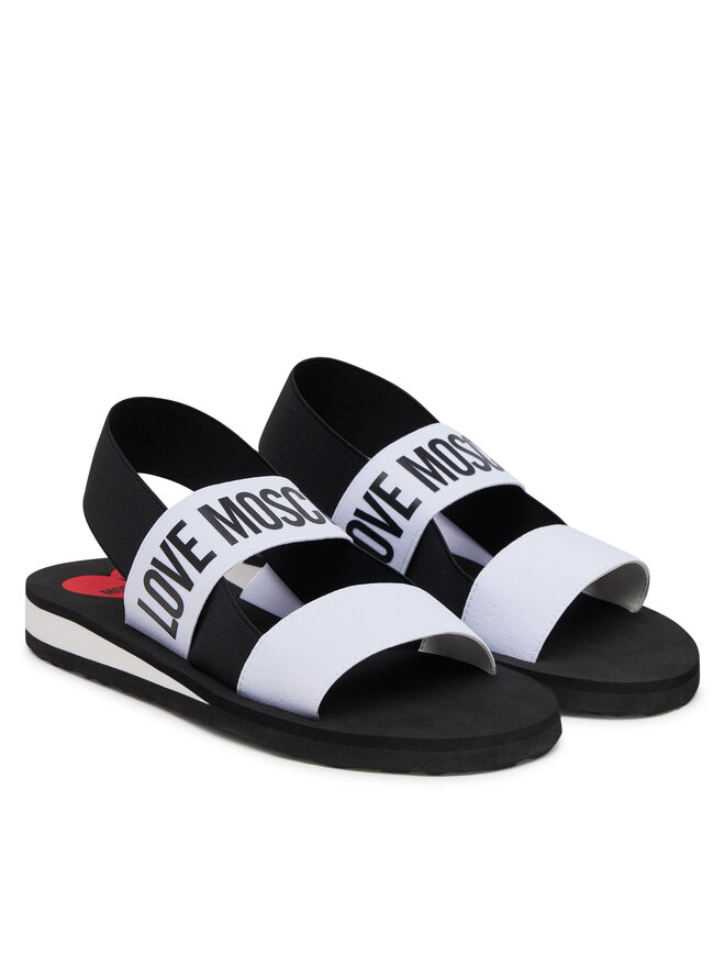 LOVE MOSCHINO Sandalen LOVE MOSCHINO JA16033G0MJN410A Weiß