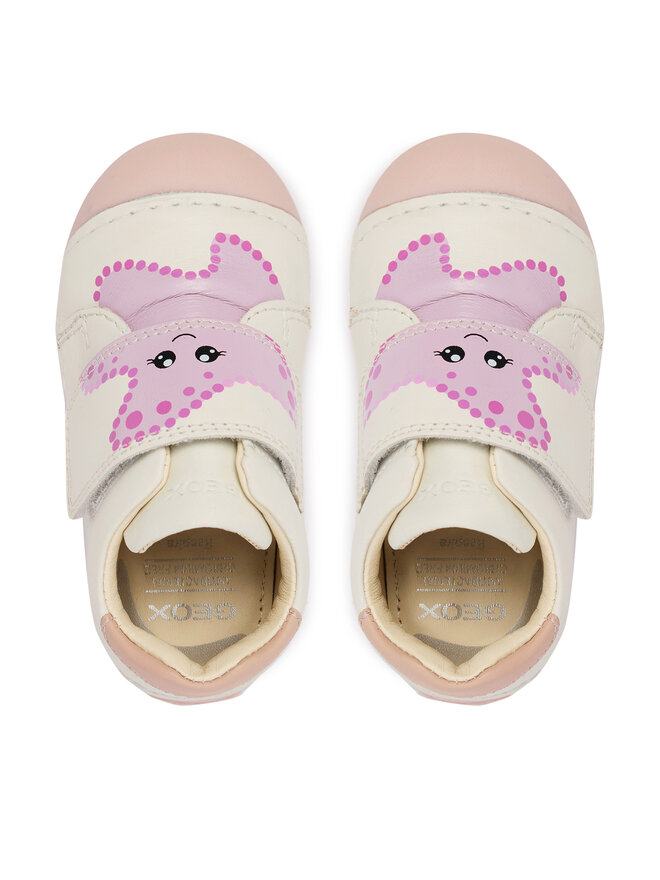 Geox Halbschuhe Geox B Tutim Girl B3540B 00085 C1Z8Z Weiß