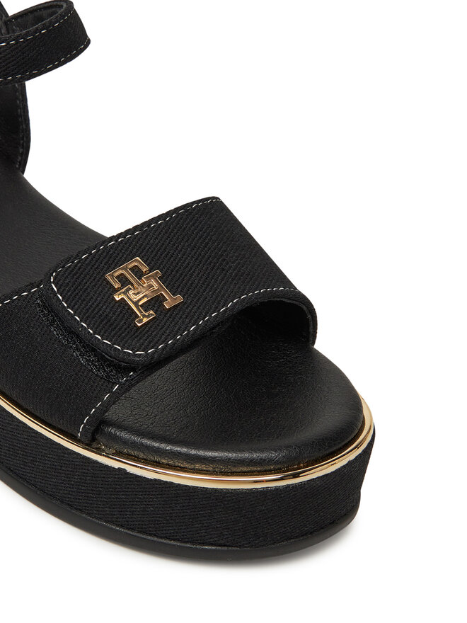 Tommy Hilfiger Sandały Tommy Hilfiger T3A2-33788-1828 S Czarny