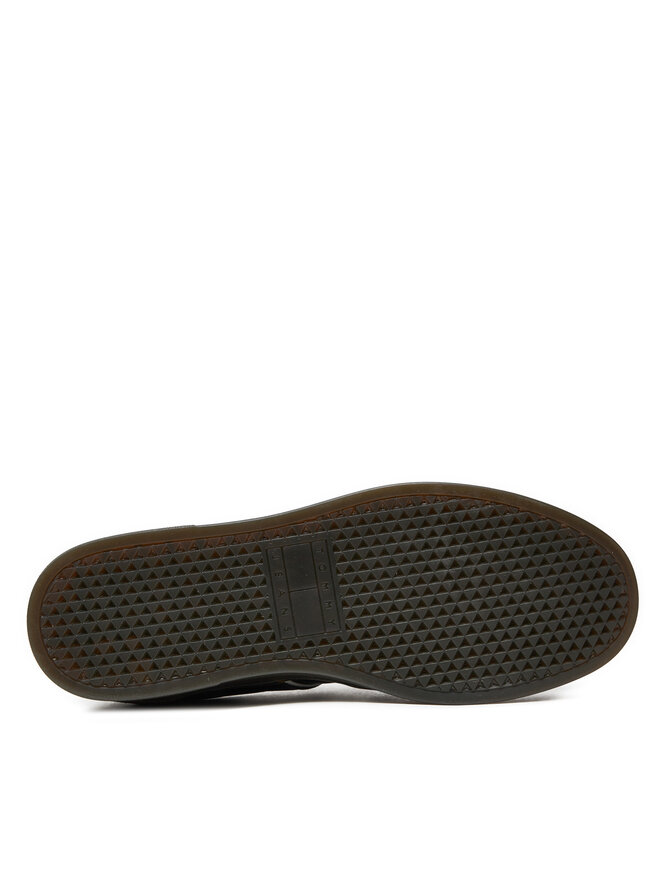 Tommy Jeans Sportcipők Tommy Jeans Leather Retro Cupsole EM0EM01414 Fekete