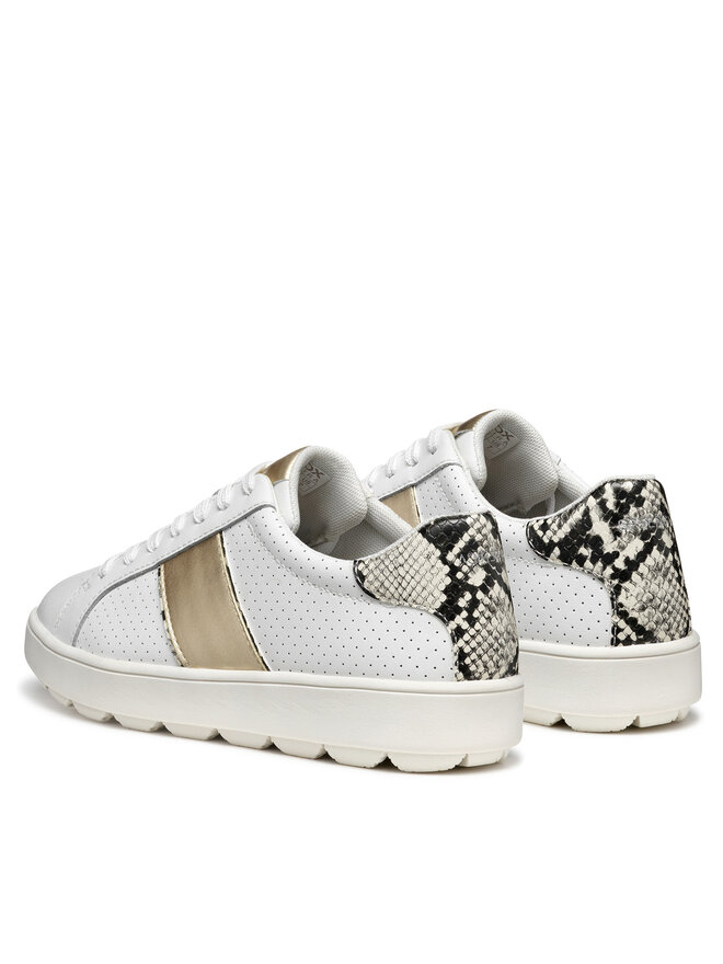 Geox Sneakersy Geox D Spherica Ecub-1 D55WEA 09BBN C1327 Biały